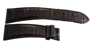 Bvlgari Men's 24mm x 18mm Black Leather Watch Band 100154497(M)