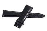 Ulysse Nardin 20mm x 16mm Black Alligator Leather Watch Band 3C05