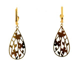 Gold tone Women's Tear Drop Earrings