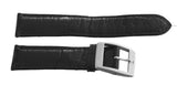 Authentic LOCMAN 22mm x 20mm Women's Black Alligator Watch Band Strap