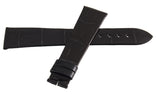Genuine Longines 20mm x 16mm Black Watch Band Strap