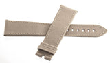 Genuine Graham 24mm x 20mm Beige Genuine Fabric Watch Band