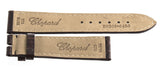 Genuine Chopard 18mm x 16mm Shiny Brown Alligator Watch Band 105 B0208-0456
