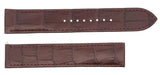 Cartier 18mm x 18mm Brown Leather Watch Band Strap KDA3LM52