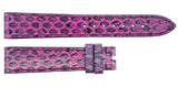 Ebel 16mm x 14mm  Purple Alligator Women's Leather Watch Band  BJ5T