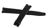 Girard Perregaux 16mm x 14mm Black Shiny Alligator Leather Watch Band