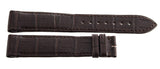 Genuine Arnold & Son 22mm x 20mm Brown Alligator Leather Watch Band Strap