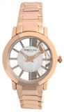 Kenneth Cole Silver Dial Rose-Gold Tone Bracelet Womens Watch 10031428 36mm