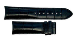 Eterna 22mm x 20mm Black Alligator Leather Watch Band Strap