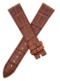 Chopard 19mm x 16mm Brown Alligator Women's Watch Band 115/080