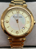 Michael Kors Women's MK5071 Gold Round 3 Hand Date Watch