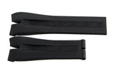 Roger Dubuis 23 mm x 19 mm Black Rubber Watch Band Strap SED 40 M