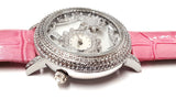 Davena WOW White MOP Dial Swarovski Crystal 43mm Case Women's Quartz Watch