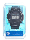 Aqua Master Men's Dark Blue Rubber Digital Men's Watch