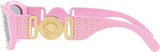 New Versace Sunglasses Pink Frame, Light Grey Lenses, 53MM