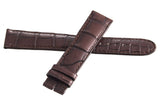 Montblanc Men's 19mm x 17mm Brown Alligator Leather Watch Band Strap FWE