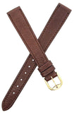 Revue Thommen 13mm Women's Brown Leather Gold Buckle Watch Band