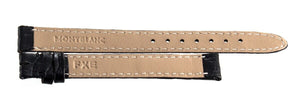 Montblanc Women's 12mm x 11mm Black Alligator Leather Watch Band Strap FXE