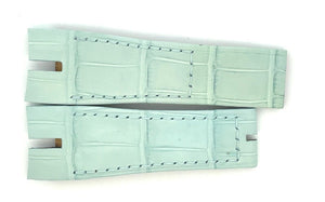Roger Dubuis 23mm x 18mm Medium Ligth Blue Alligator Leather Watch Band