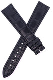 Longines 16mm x 14mm Black  Leather Watch Band L682169723 CBA3