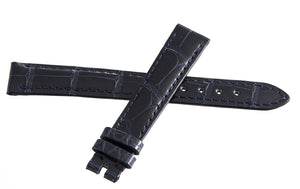 Genuine Chopard 14mm x 12mm Dark Blue Alligator Watch Band Strap 105 B0201-0233