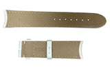 Montblanc 19mm x 17mm White Alligator Leather Women's Watch Band FTK