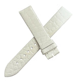 Montblanc 17mm x 16mm White Alligator Leather Women's Watch Band FTH