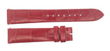 Dior 16mm x 14mm Red Alligator Leather Women's Watch Band Strap N3S1C
