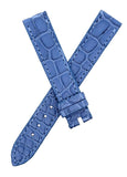 Genuine Chopard 15mm x 14mm Blue Alligator Leather Watch Band Strap