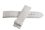 Gerald Genta 20mm x 20mm White Alligator Leather Watch Band