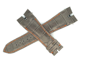 Roger Dubuis 27mm x 21mm Grey Alligator Leather Watch Band C EX45 XL