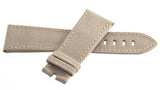 Genuine Graham 24mm x 20mm Beige Genuine Fabric Watch Band