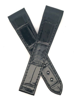 Chopard 19mm x 16mm Black Alligator Watch Band 115/080 B0200-0281