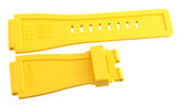 New Original Bell & Ross Men's Yellow Rubber Watch Strap Band 24mm x 24mm