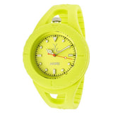 Toywatch Women's Green Silicone Rubber Case Quartz Watch JL05L1