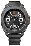 Hugo Boss 1513106 Sao Paulo Black Dial Black Rubber Strap Men's Watch