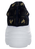 Mery By Mery The Pegasus Blue Velvet Women's Sneakers Size (8)