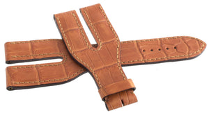 Roger Dubuis 33x18mm Alligator Brown Watch Band Strap
