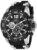 Invicta 26403 Pro Diver Black Dial Polyurethane Strap Chronograph Men's Watch