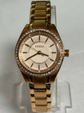 FOSSIL BQ1448 Crystal Accented Rose Gold Stainless Steel Ladies Watch