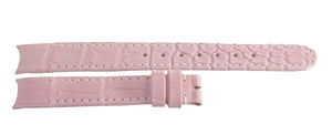 Dior Women's 13mm x 13mm Pink Alligator Leather Watch Band Strap 04011 C1B2A