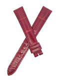 Longines 14mm x 12mm Dark Red Alligator Leather Women's Watch Band 14R