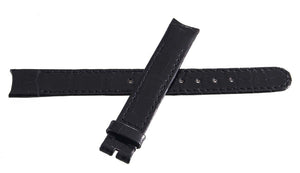 Dior Women's 13mm x 13mm Black Alligator Leather Watch Band Strap 04008 C1B2A