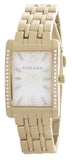 Anne Klein Womens Mother of Pearl Dial Gold Tone Bracelet Watch AK/1902