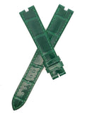 Century 16mm x 14mm Green Shiny Alligator Watch Band Strap