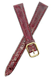 Raymond Weil 11mm Burgundy Leather Women's Watch Strap Band