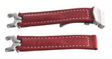 TAG Heuer 15mm Women's Red Leather Watch Band FC5002