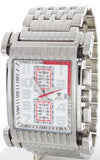 Aqua Master Stainless Steel Silver Tone Band  Men's Diamond Quartz Watch W#330