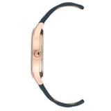 Juicy Couture JC/1104RGNV Navy Blue Dial Navy Blue Leather Strap Women's Watch
