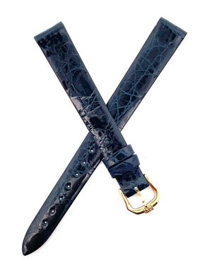 Raymond Weil 12mm Navy Blue Leather Women's Watch Strap Band